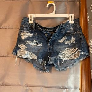 American eagle jean shorts